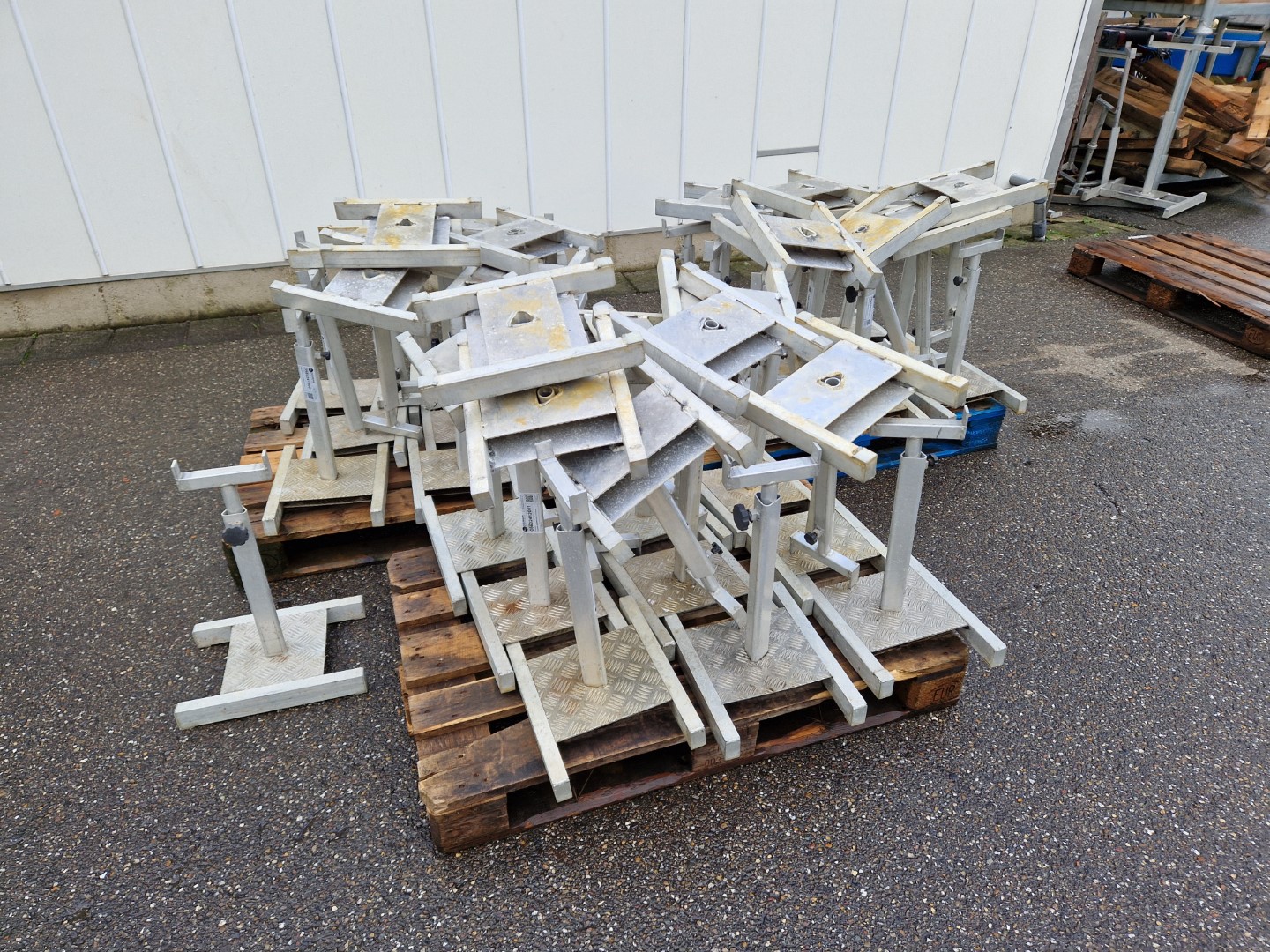 Steun aluminium voor 15 cm brede plantentransportbanden