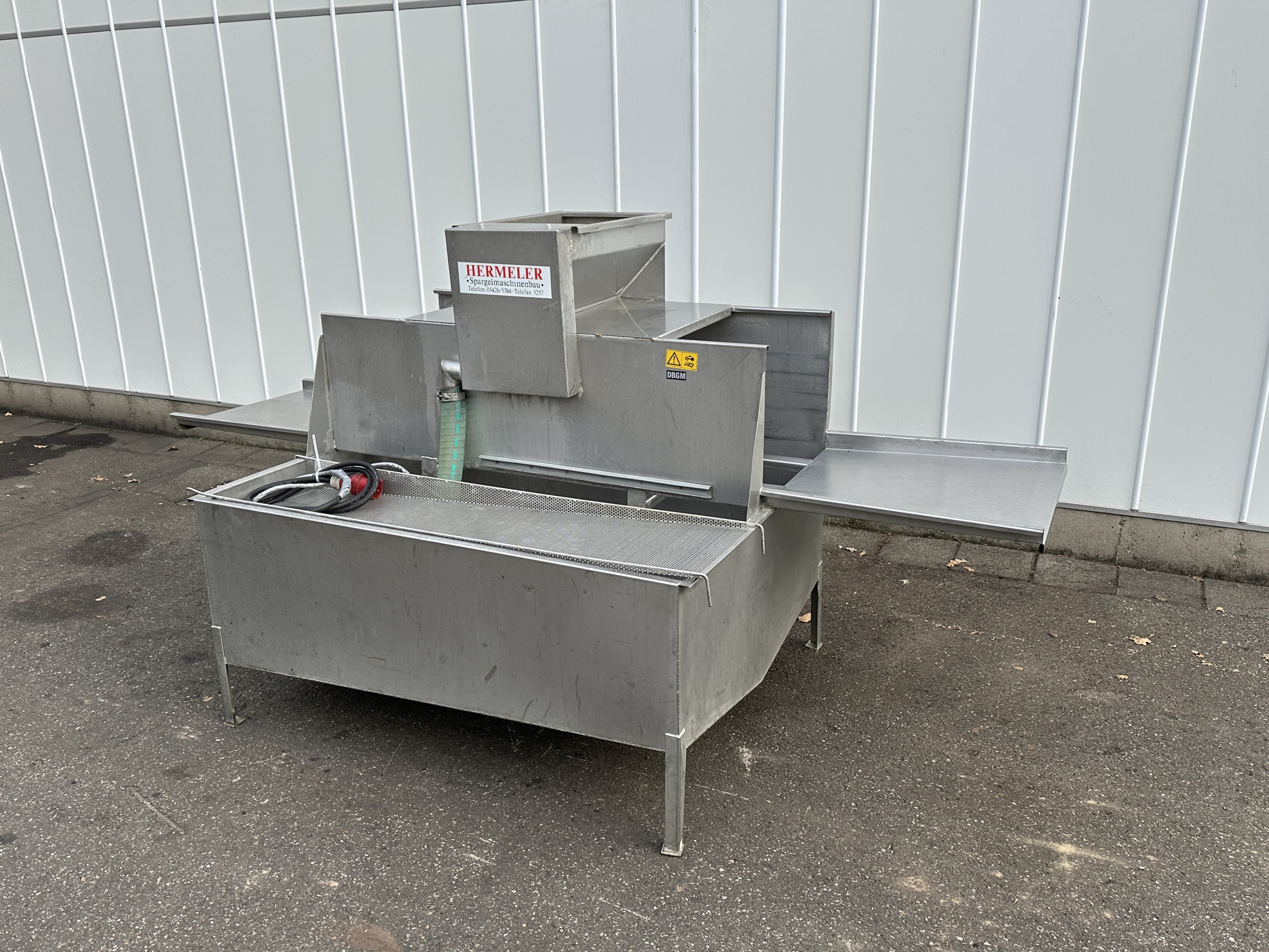 Hermeler voorwasser voor asperges