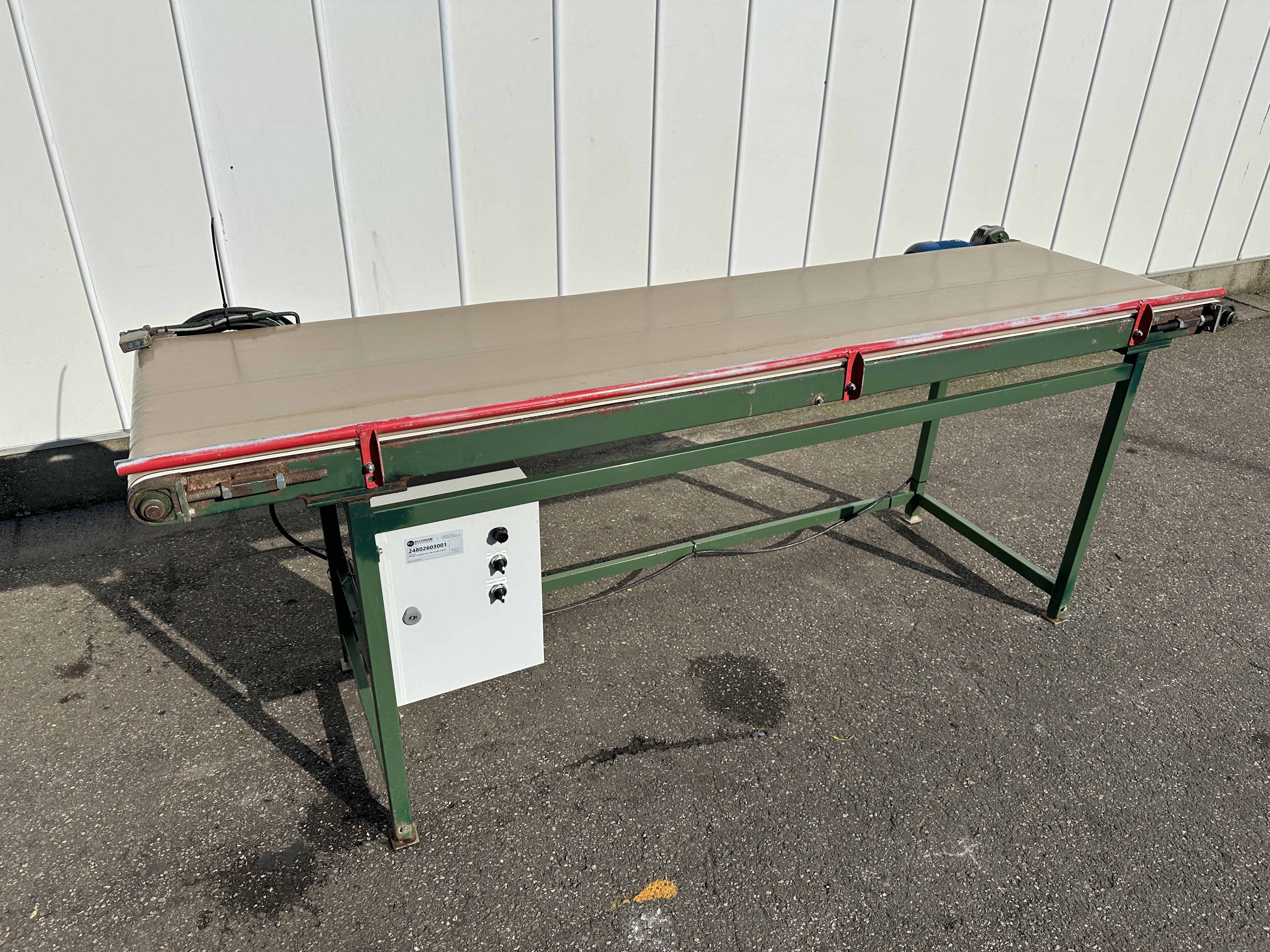 Potveer transportband 235 x 60 cm
